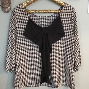 Houndstooth Top